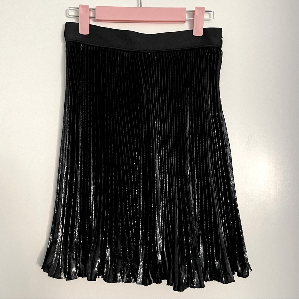 Diane Von Furstenberg Black Pleated Mini Skirt - Picture 5 of 10